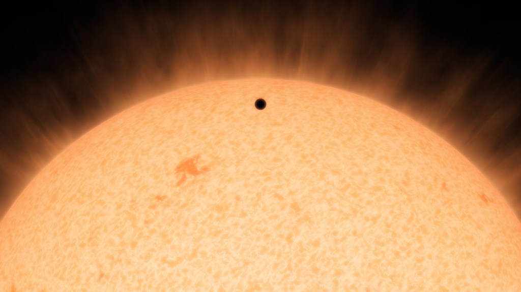 Little Black Spot on the Star Today (Artist's Concept) (Image Credit: NASA/JPL-Caltech)