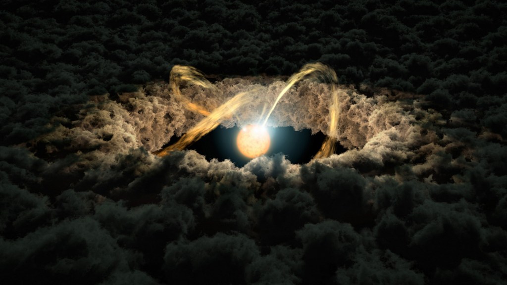 Protoplanetary Disk (Artist's Concept) (Image Credit: NASA/JPL-Caltech)