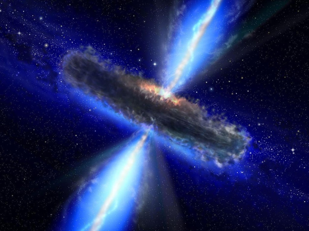 Quasar Drenched in Water Vapor (Image Credit: NASA/ESA)