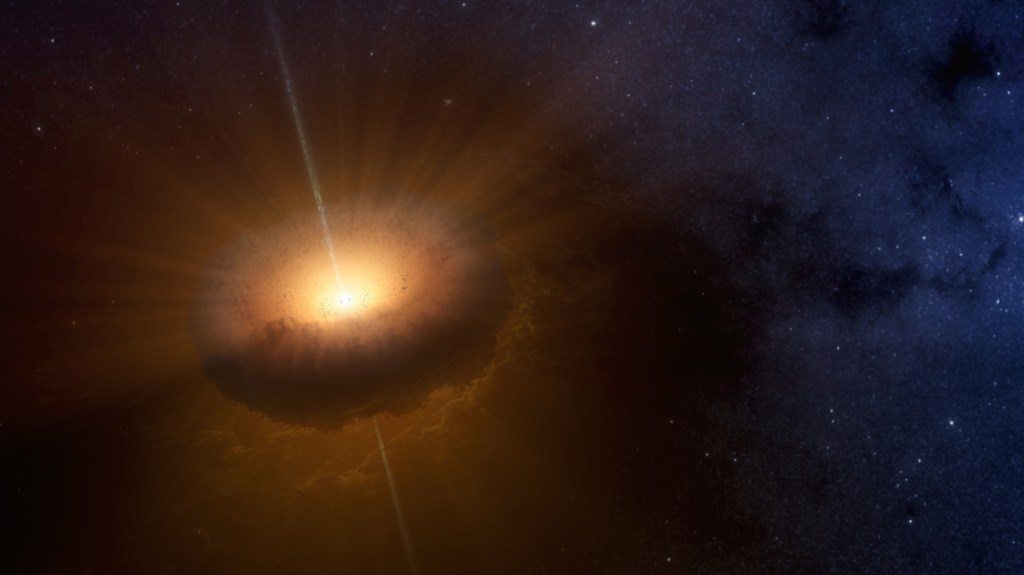 The Loneliest Young Star (Artist's Concept) (Image Credit: NASA/JPL-Caltech)