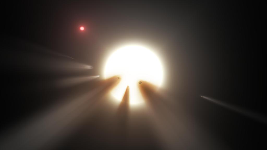 Swarm of Comets (Artist's Concept) (Image Credit: NASA/JPL-Caltech)