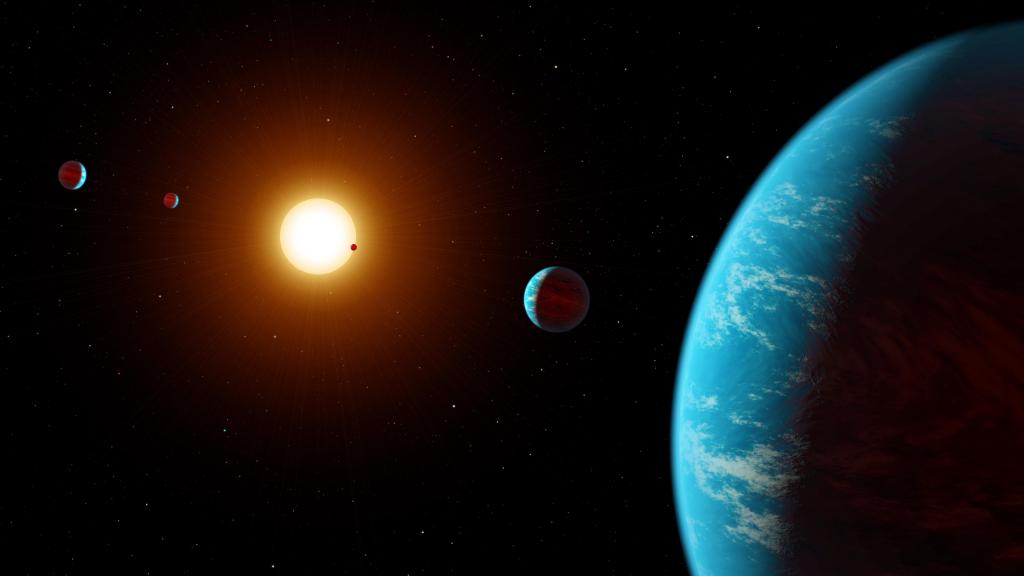 Kepler K2-138 System (Artist's Concept) (Image Credit: NASA/JPL-Caltech)