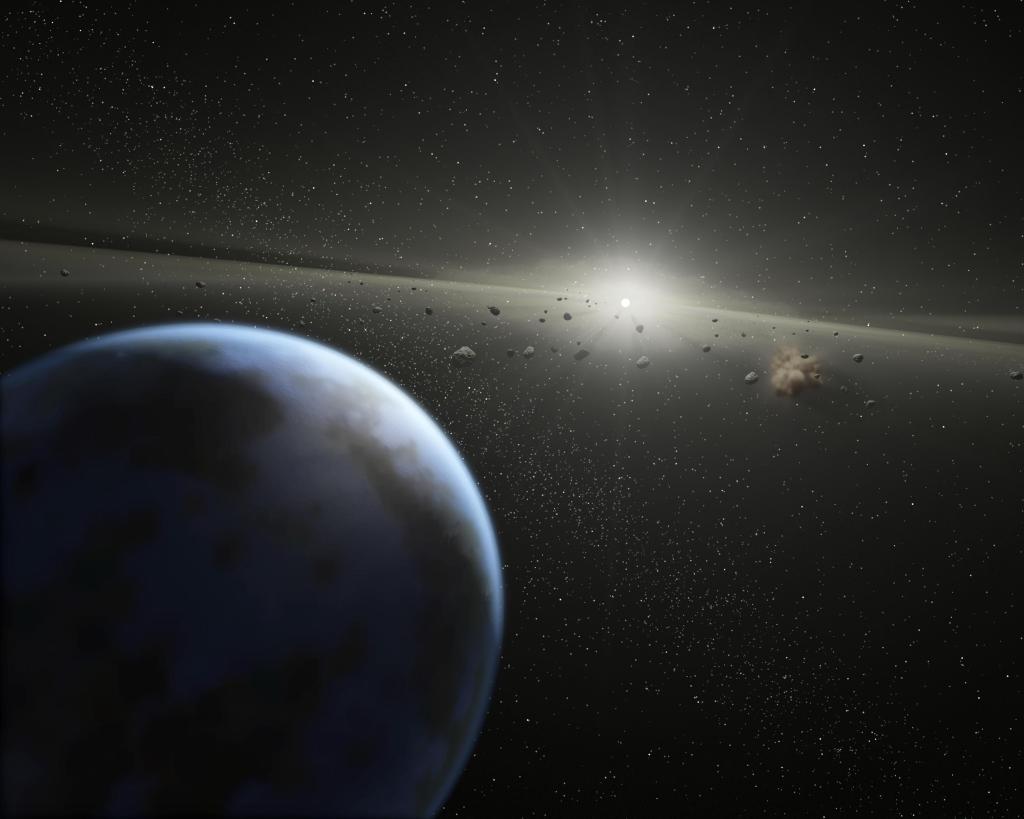 Band of Rubble (Artist Concept) (Image Credit: NASA/JPL-Caltech)
