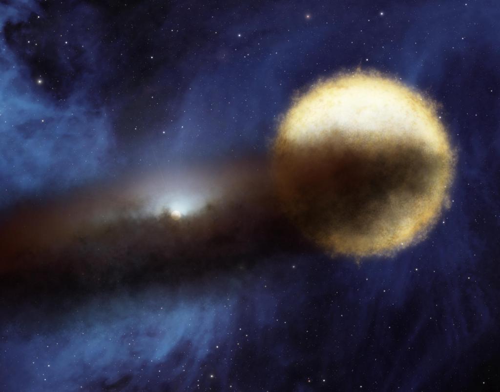 Mystery of the Fading Star (Artist Concept) (Image Credit: NASA/JPL-Caltech)