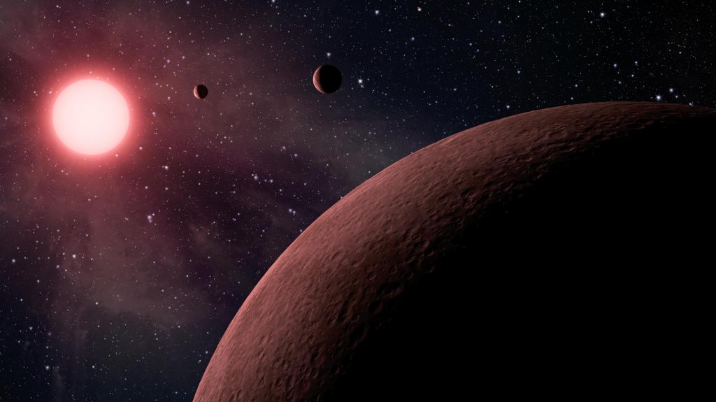 Mini Planetary System (Artist Concept) (Image Credit: NASA/JPL-Caltech)