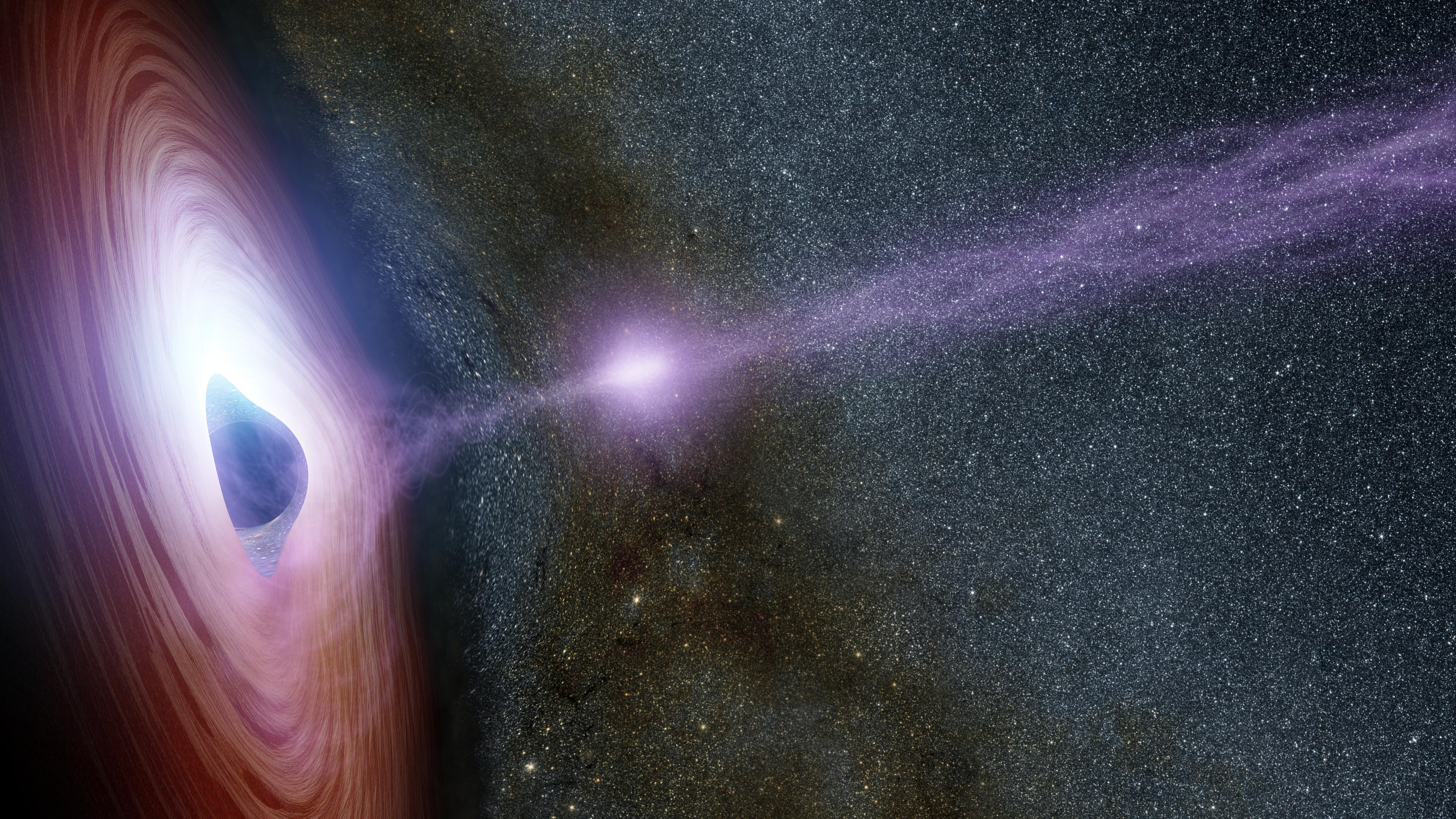 Shifting Coronas Around Black Holes (Artist Concept) (Credit: NASA/JPL-Caltech)