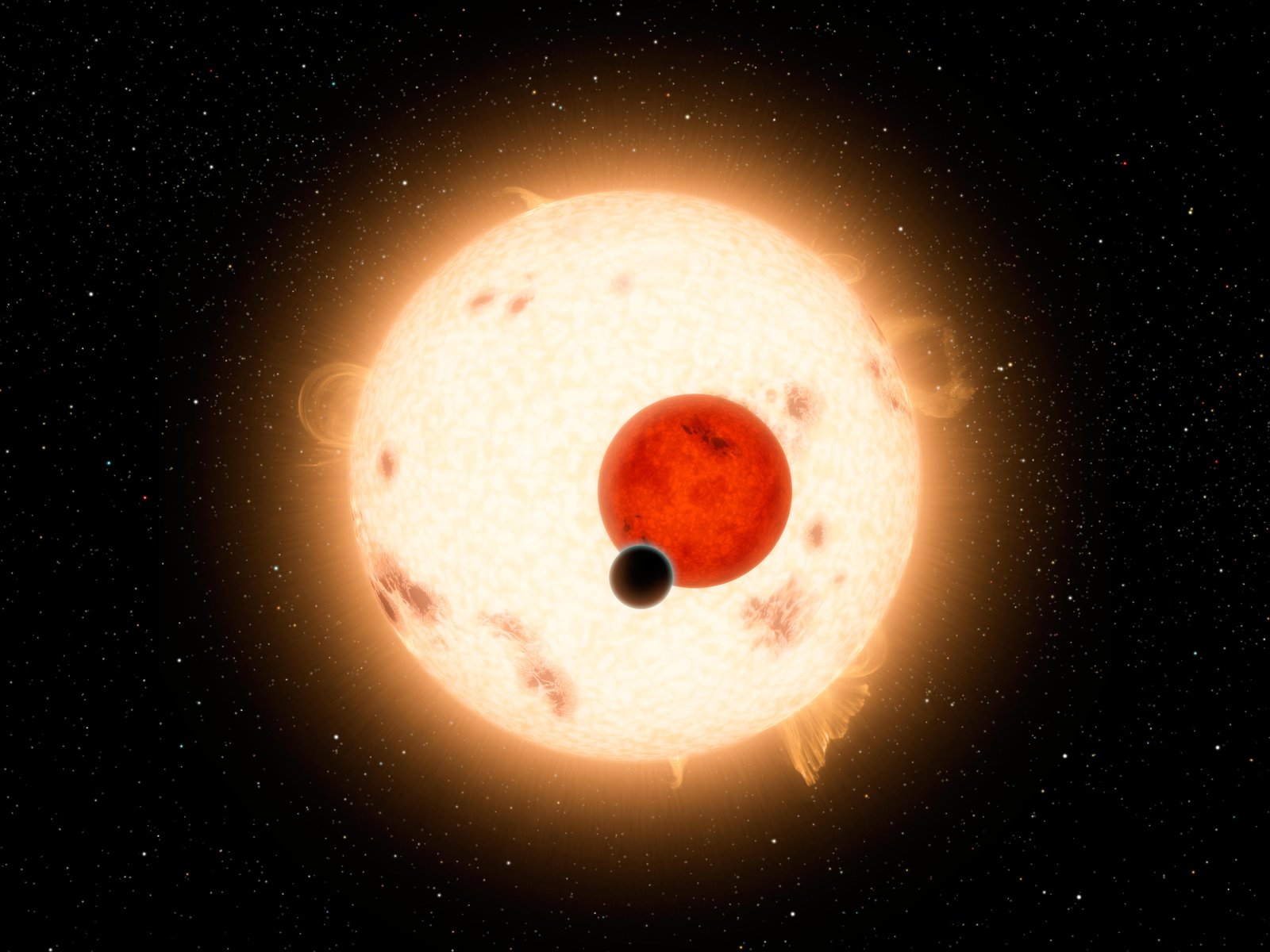 Where the Sun Sets Twice (Artist Concept) (Credit: NASA/JPL-Caltech)